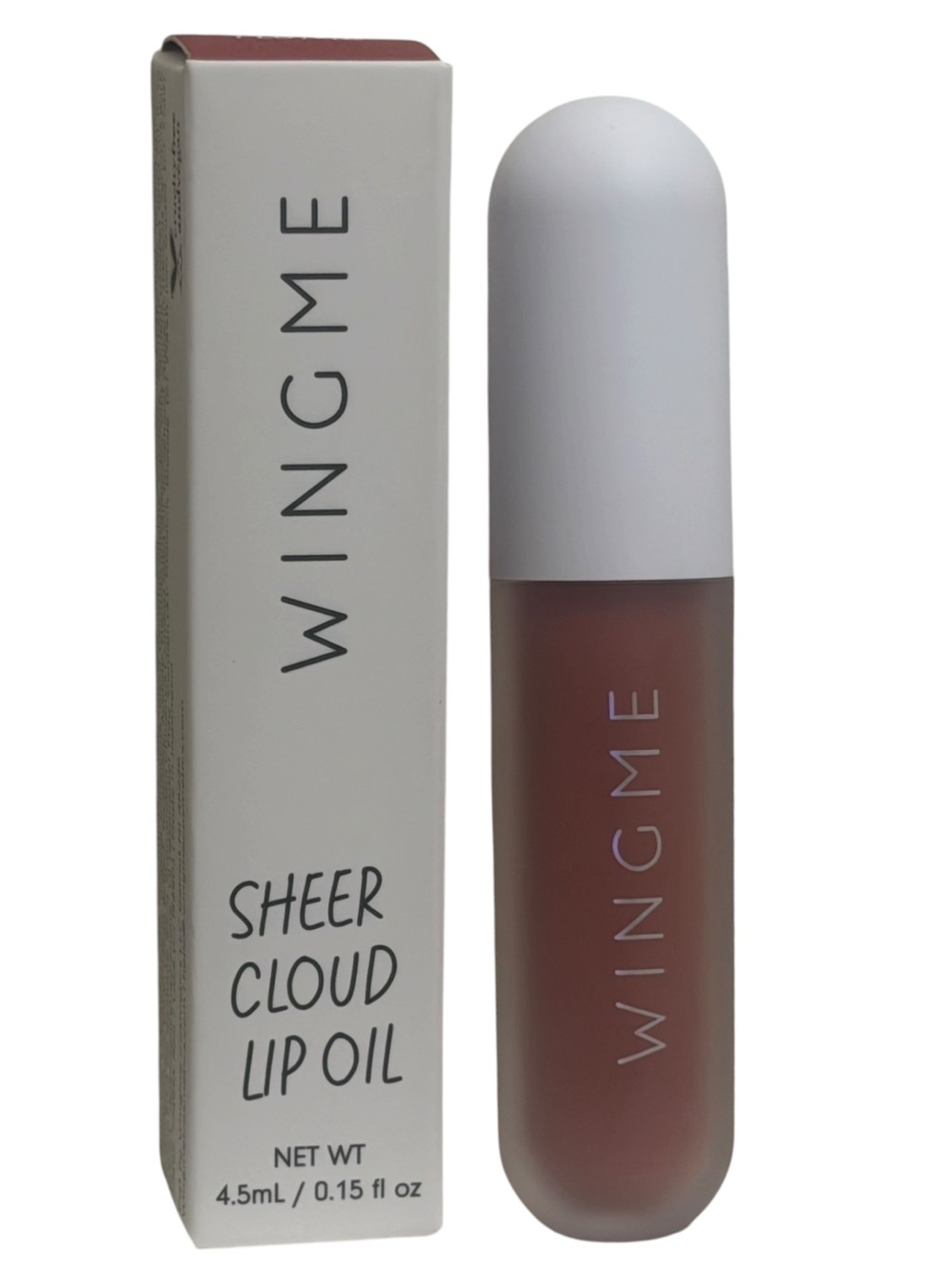 WINGME Cosmetics Sheer Cloud Lip Oil PLUME 4.5ml Full Size NEW IN BOX